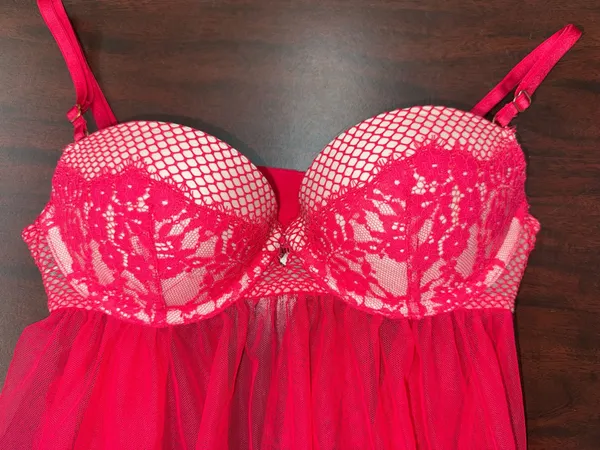 Victoria’s Secret Push Up Baby Doll Lingerie Size 34B - Image 2
