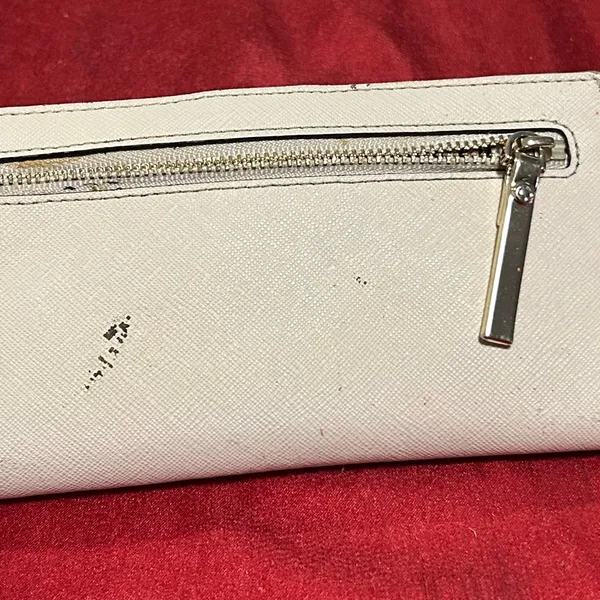 Kate Spade Black & Cream Wallet-Preowned-see wear in pics-Will heavily discount - Image 5