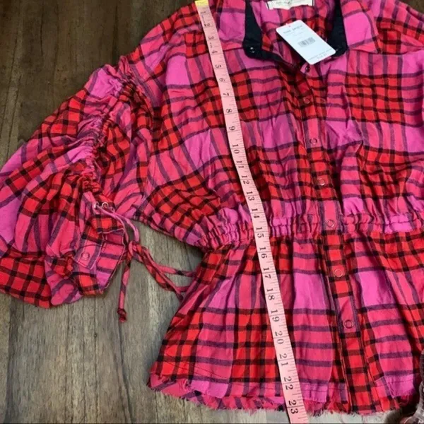 Free People New Plaid Shirt - Image 10