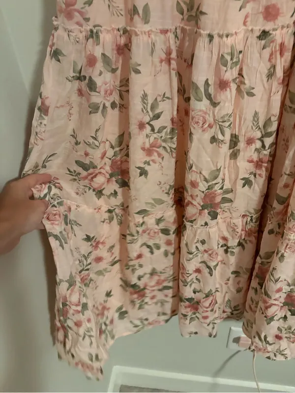 Trixxi LA Pink Floral Midi Dress size XL - Image 3