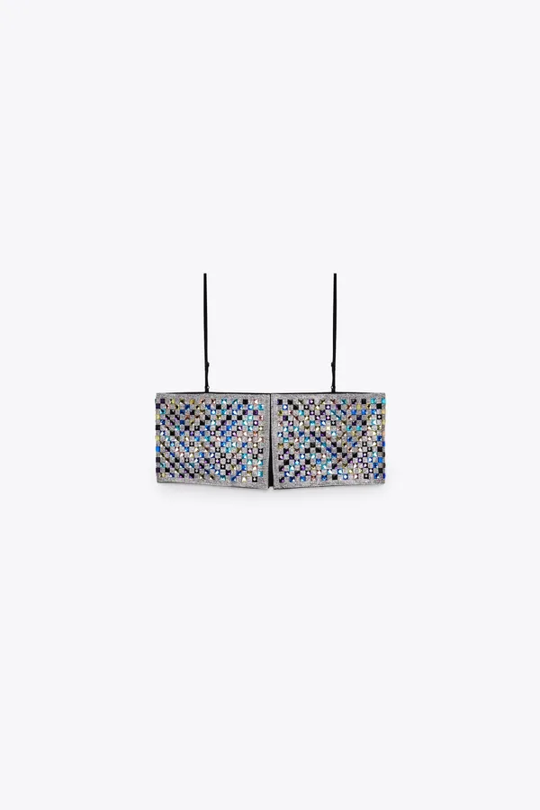 ZARA NWT  SHIMMERY CROP TOP - Image 11