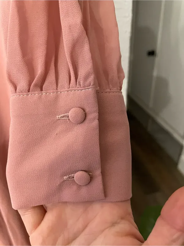 Lulus Talk About Divine Blush Long Sleeve Backless Maxi Dress Pink Size XS - Image 5