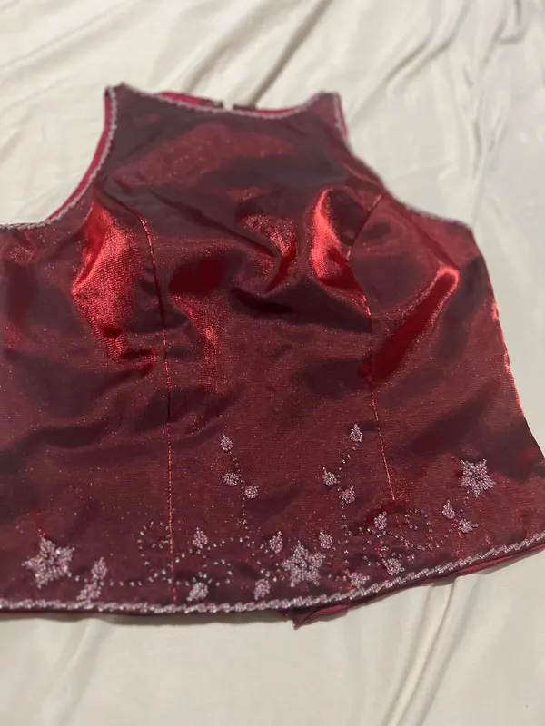 Unique designed Halter top Red - Image 2