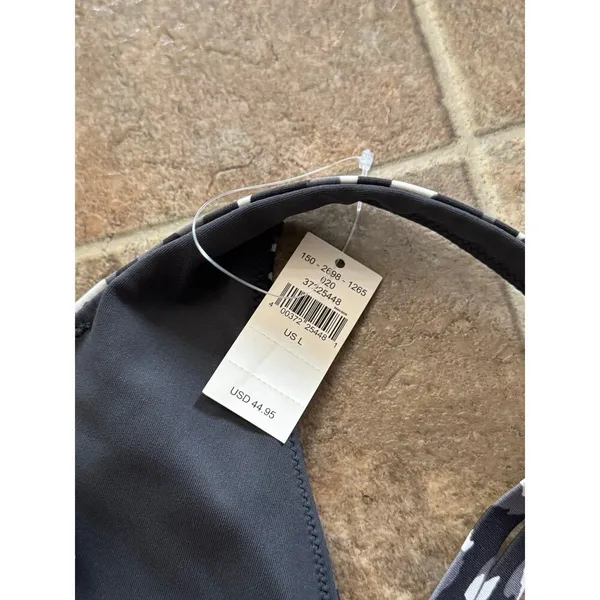 Offline By Aerie Goals Plunge Sports Bra Gray Size Large - Image 10