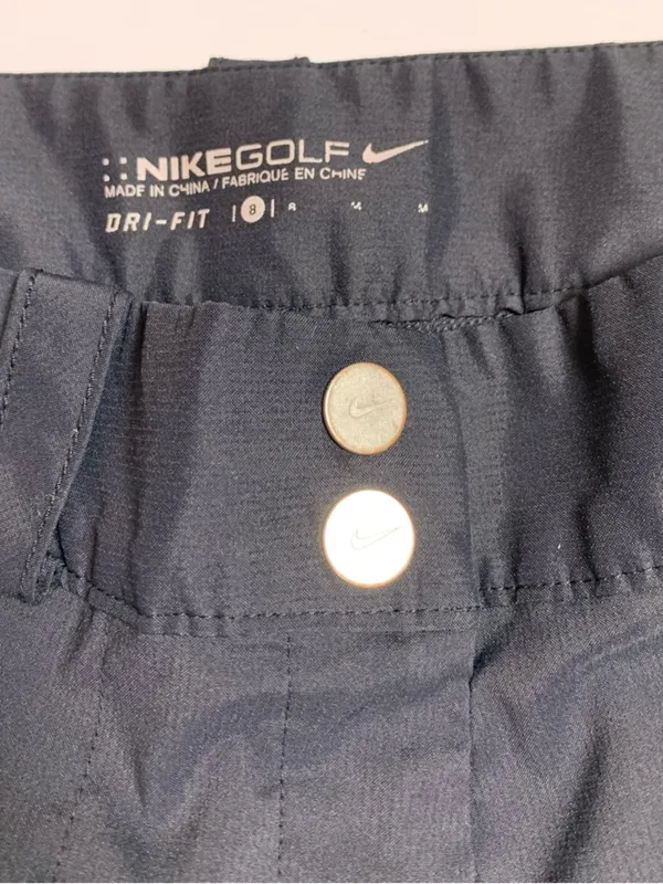 Nike Golf Dri Fit Black Straight Leg Side Slit Pants Women’s 12 Stretch - Image 5