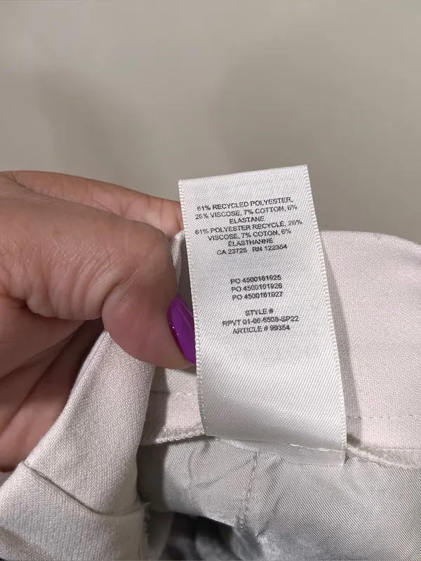 Babaton Atelier Aritzia pants size 2 cream ivory color EUC - Image 10