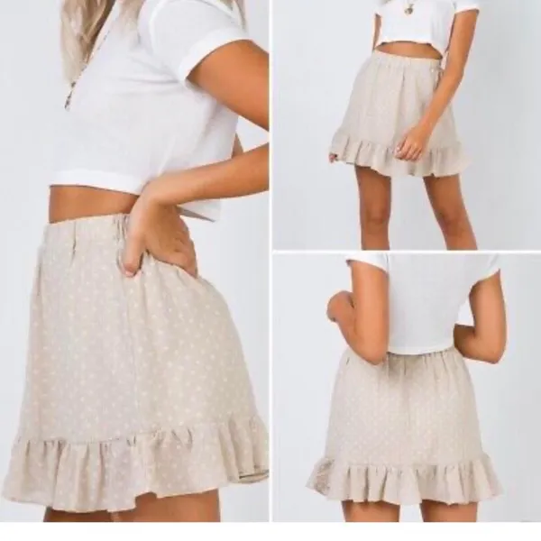 Princess Polly‎ Beige Skirt Size 6 - Image 2