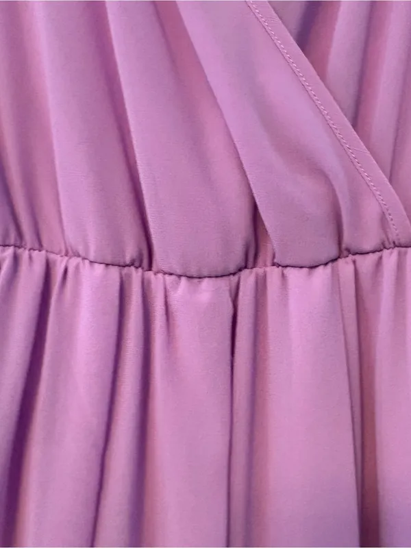 Pinkblush Ricarica lavender maternity long sleeve maxi dress medium NEW - Image 4