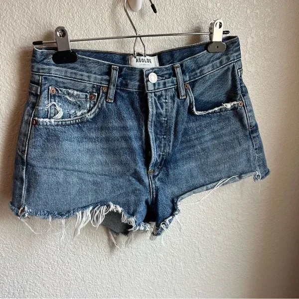 AGOLDE Parker Denim Cutoff Short - Image 4