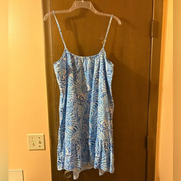 Lilly Pulitzer Jaydan Linen Dress in By The Seashore Amalfi Blue - Image 6