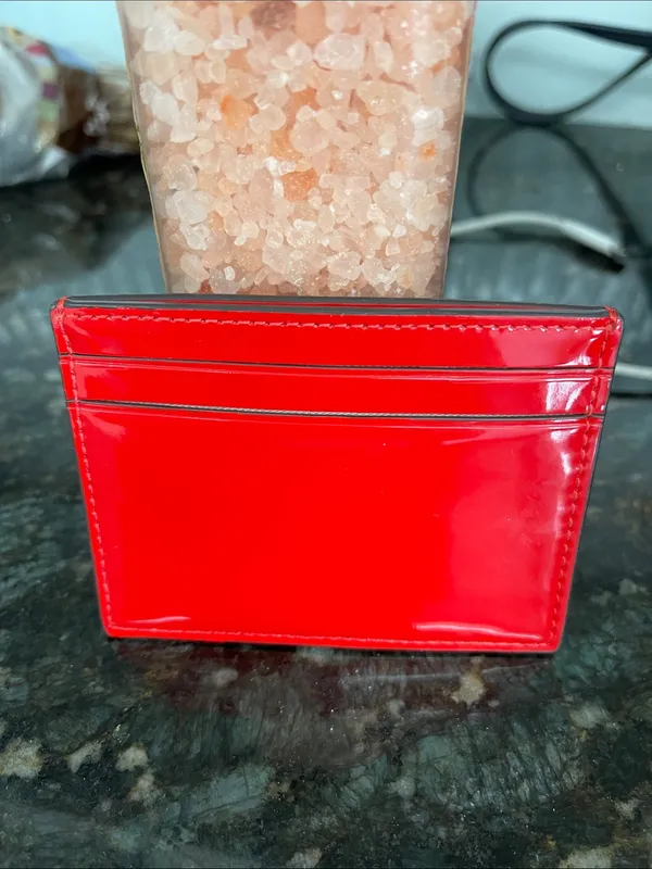 kate spade Red Patent Leather Card & Key Holder - Image 2