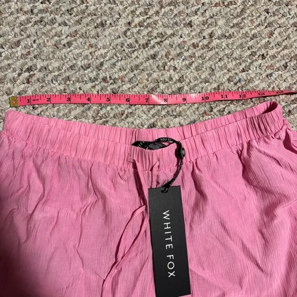 NWT White Fox Boutique I've Got A Feeling Shorts Pink- Size Large - Image 12