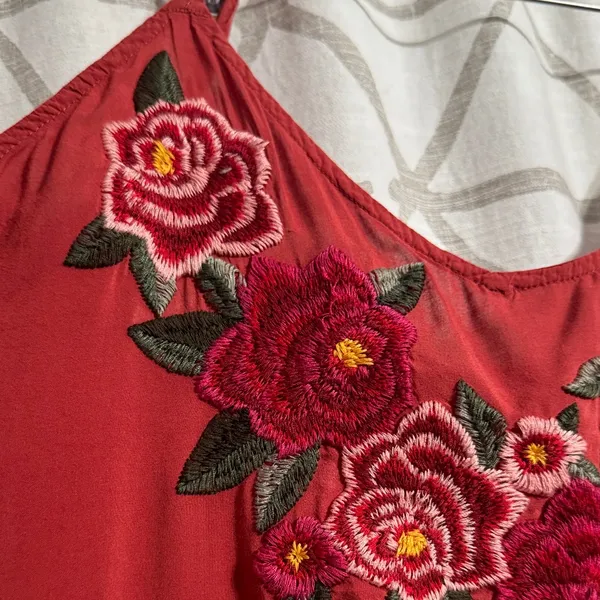 Torrid Embroidered Floral Tank Top - Image 4