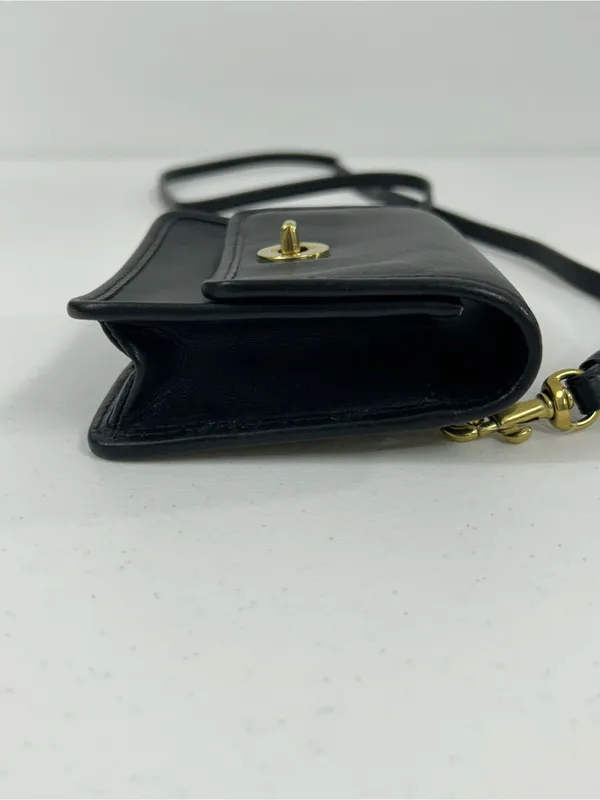 Coach Vintage Mini Black Turnlock Belt Bag NWT - Image 9