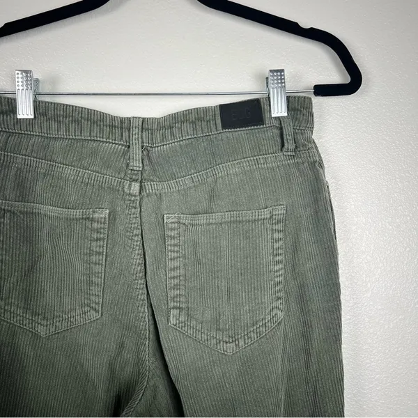 BDG Women's Mom High Rise Corduroy Dark‎ Green Pants Sz 25 - Image 7