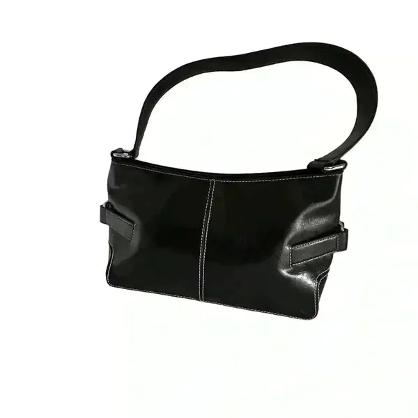 Nine West Women's Black‎ Faux Leather Shoulder Bag - Image 9