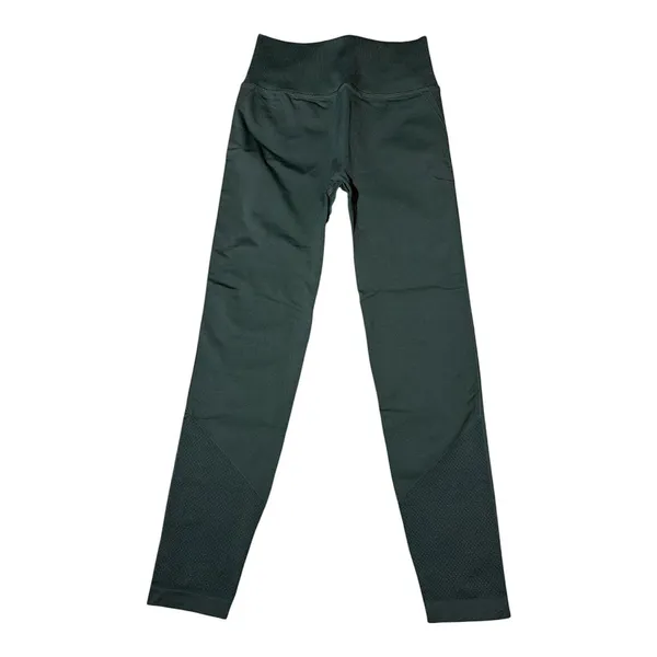 Lululemon Leggings Green Ribbed High Rise - Image 2