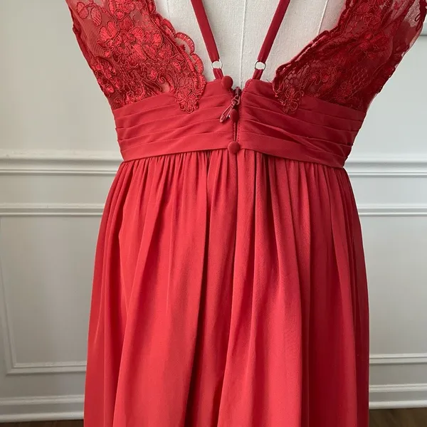 Azazie Burnt Orange Bridesmaid Formal Dress Gown 16 - Image 6