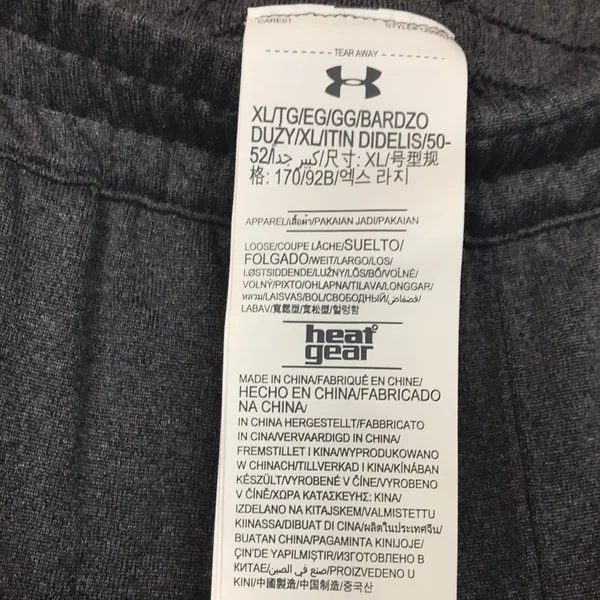 NWT Under Armour Women’s HeatGear Gray Black Athletic Gym Workout Shorts - Image 7