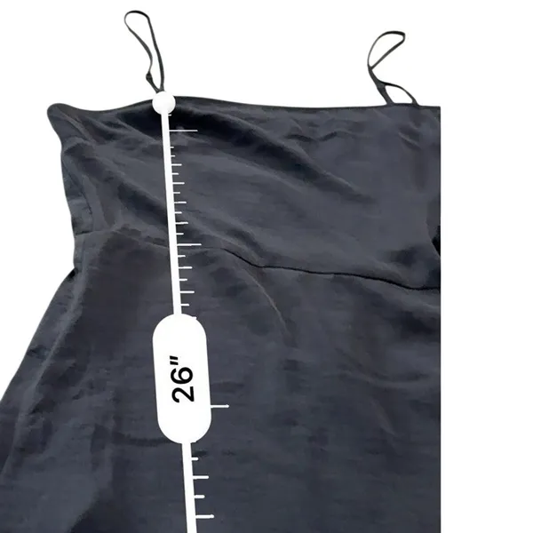 Express Black Ruffle Square Neck Wrap Mini Dress Womens Large NWT Tie Waist - Image 13