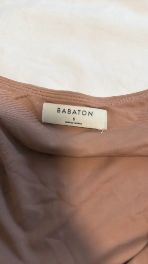 Babaton Scoop Aritzia Contour Neck Long Sleeve - Image 2