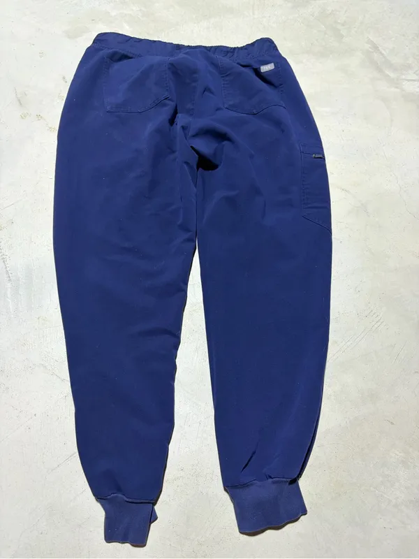 Figs Navy Blue Drawstring scrub Jogger Pants large - Image 8