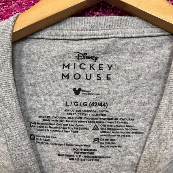 Mickey Mouse Toon Town Mayor Classic Disney Character Tee L - Image 4