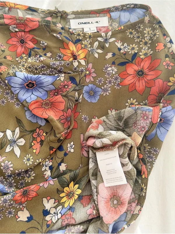 O’Neill Bandi Mini Skirt – Olive/Floral – S - Image 13