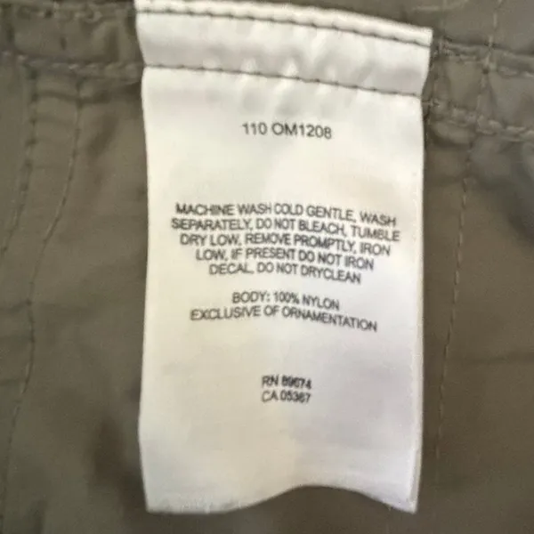 Mountain Hardware S Men's Tan Belted Hiking Trail Pants Outdoor Olive 28" inseam - Image 4