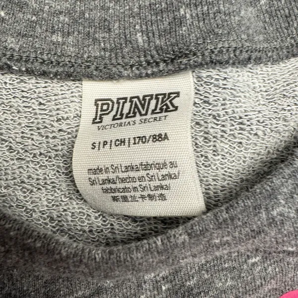 Victoria's Secret PINK Miami Small Pullover Sweatshirt‎ Gray FL - Image 2