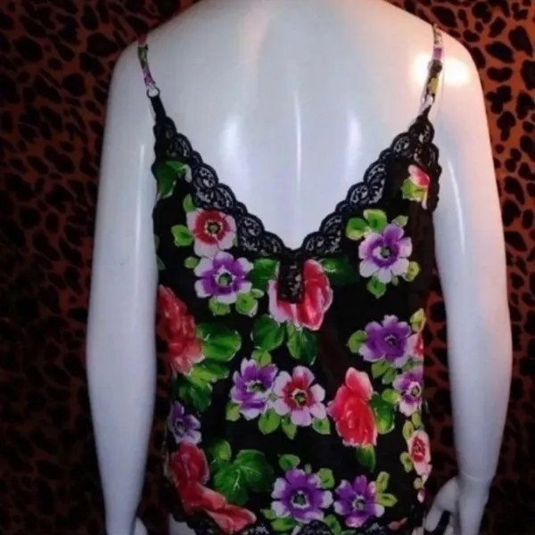 Vs pink floral slip vintage - Image 6