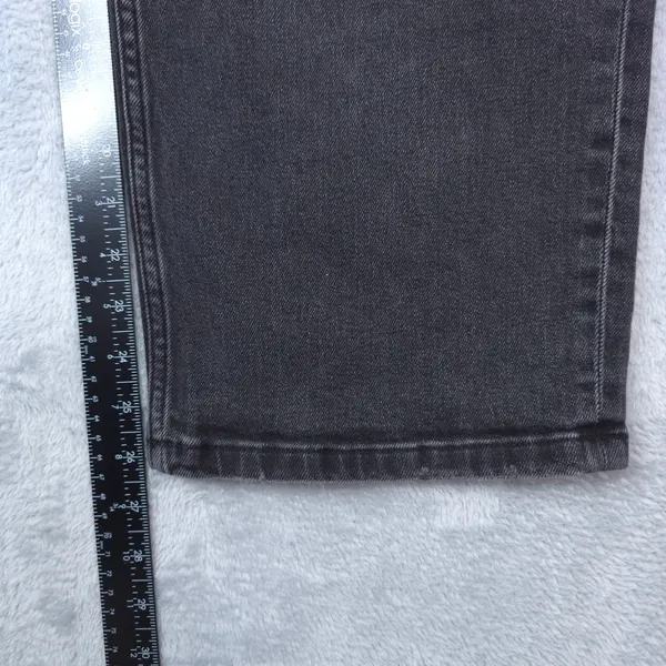 Spanx Shape Jeans Women XL Petite Black Authentic 360 90s Straight Leg 21596Q - Image 8