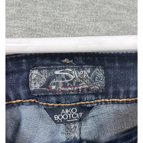Silver Womens‎ Jeans 31 Aiko Bootcut Denim Dark Wash - Image 2