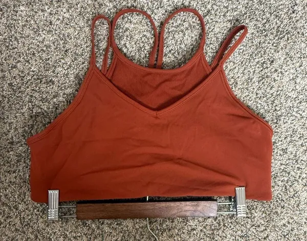 Nike Rust Orange Strappy Crop Top 2xl - Image 3