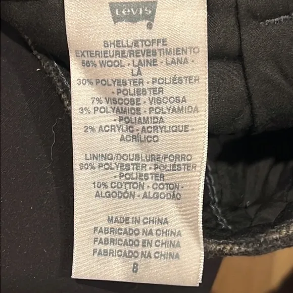 Levi’s‎ women’s size 29 wool plaid shorts - Image 6