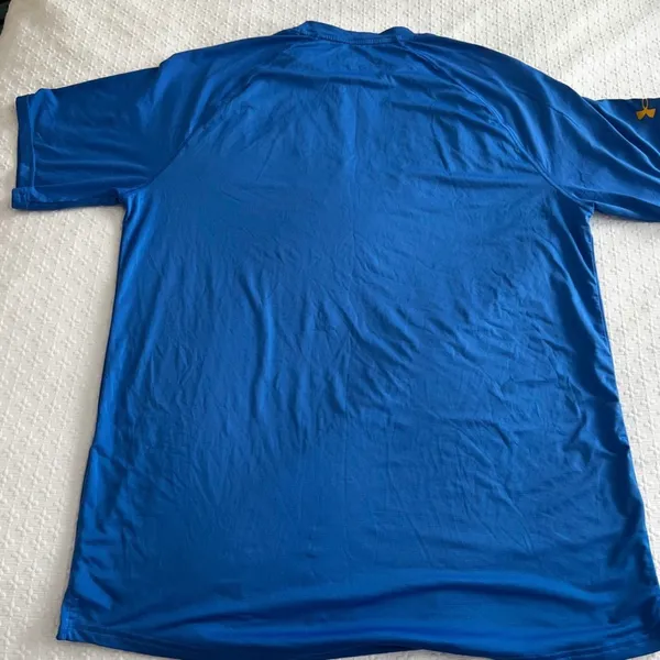 Under Armour UCLA Blue & Gold Boxed "UCLA" Short Sleeve T-Shirt | Size Medium - Image 3