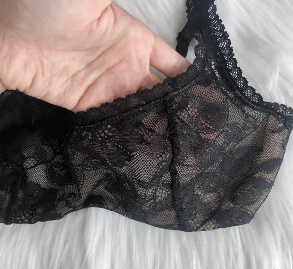 Adore Me black lace underwire bra, brand new with out tags - Image 3
