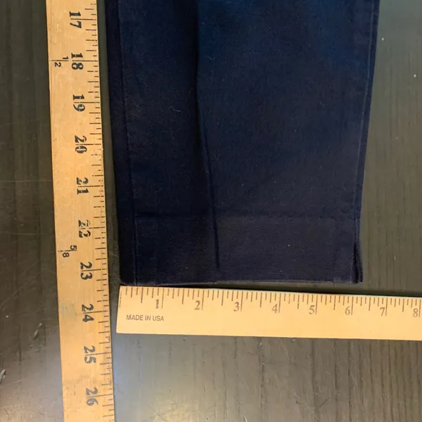 J Crew Martie Slim Cropped Pants Navy‎ Side Zip B8521 Womens 10 Office Preppy - Image 8