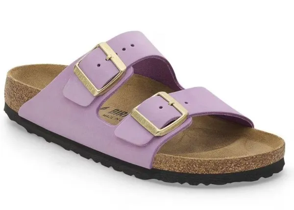 Birkenstock Nubuck Leather Arizona Sandals - Image 2