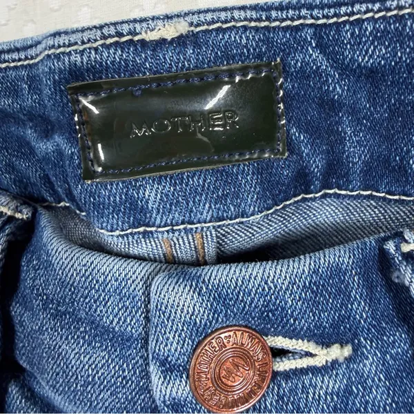 Mother Dark Wash‎ The Looker Ankle Jeans - Image 3