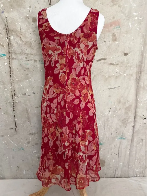 Vintage City Triangles Floral Mini Dress - Image 3