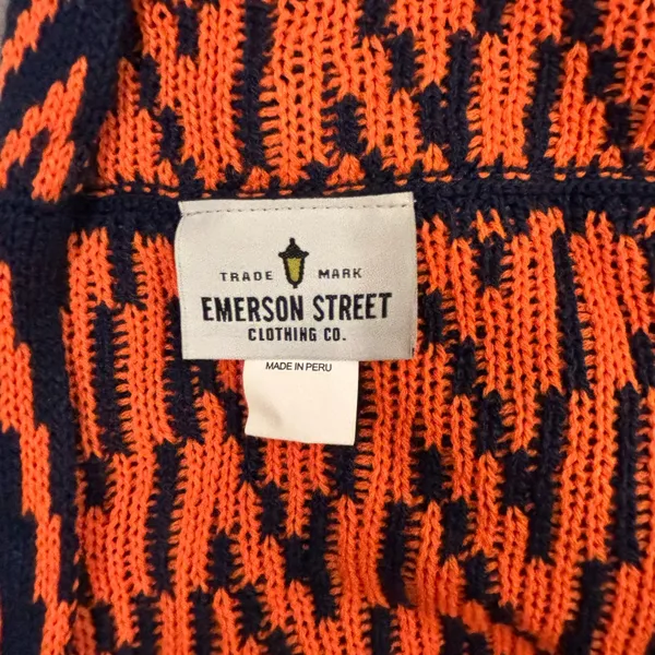 Auburn University Chevron Knit Scarf NWT Emerson street clothing co AU tigers - Image 3