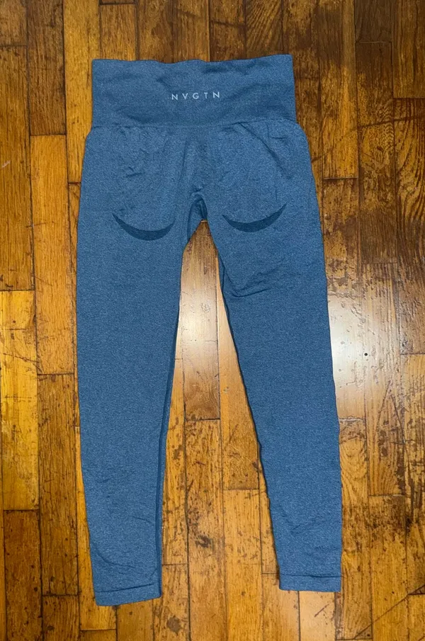 NVGTN Leggings Contour Blue - Image 2