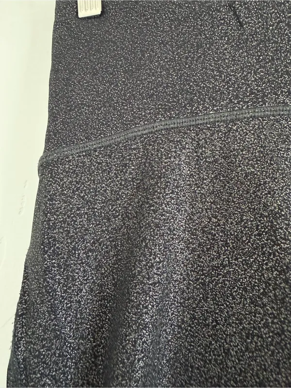 Lululemon Train Times 7/8 Pant 25” Size 4 Luminosity Foil Black Silver W5AX4S - Image 4