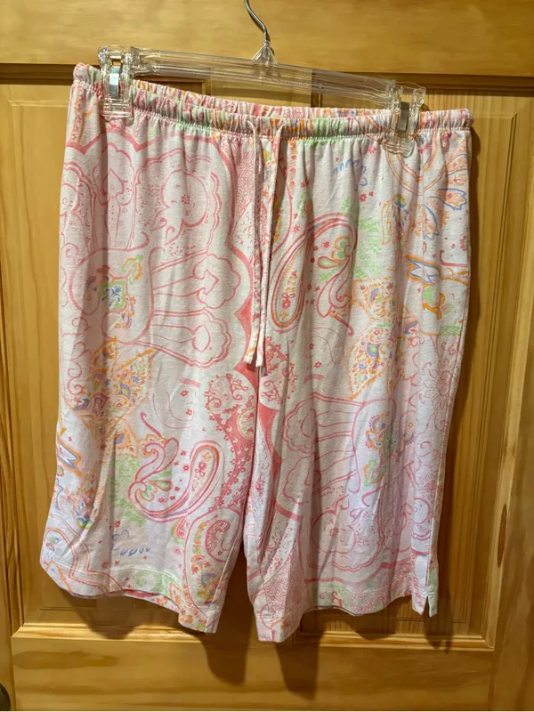 Lauren by Ralph Lauren Pink Paisley Pajama Set women’s size M - Image 4