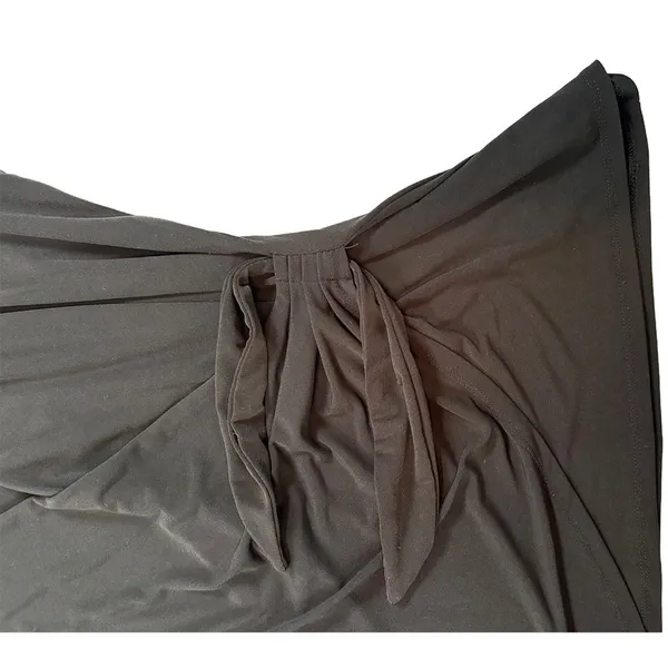Tahari Black Side Tie Wrap Top | Size Medium - Image 7