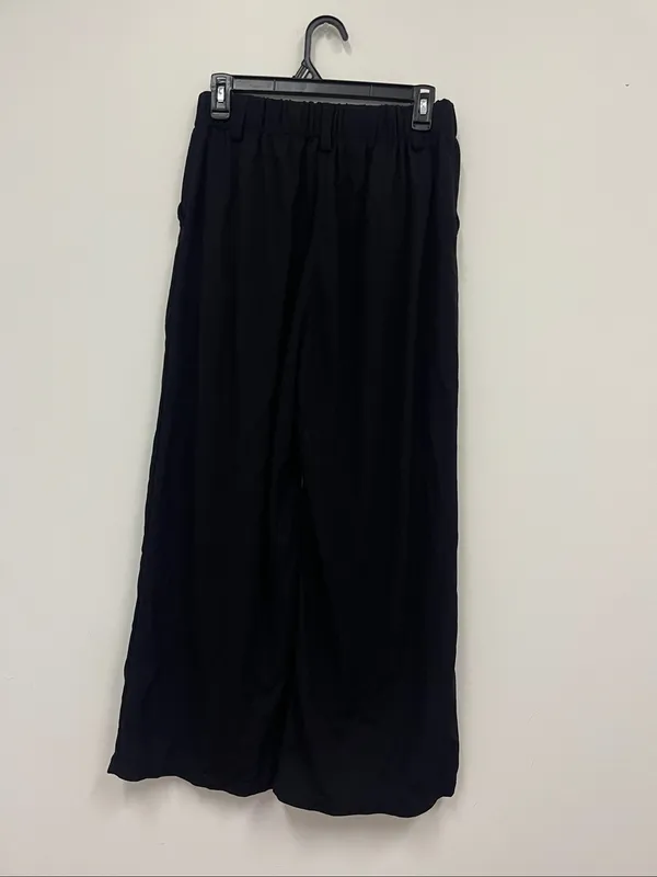 Halara Black High Rise Wide Leg Trousers size M - Image 4