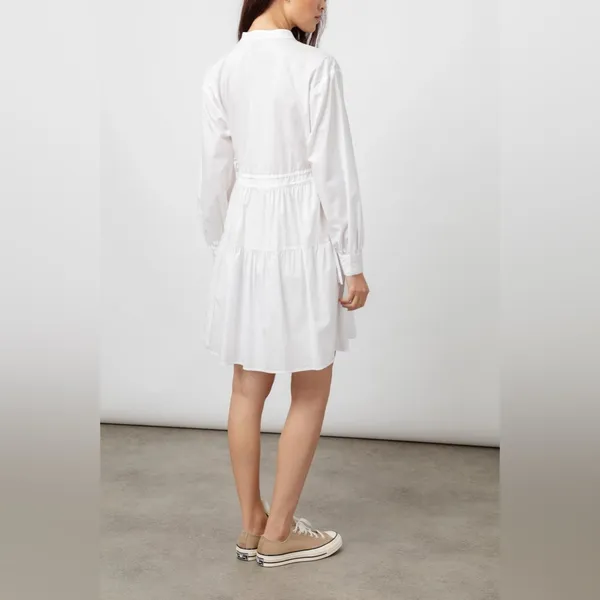 Rails‎ Ivy Dress White Mini Long Sleeve - Image 12