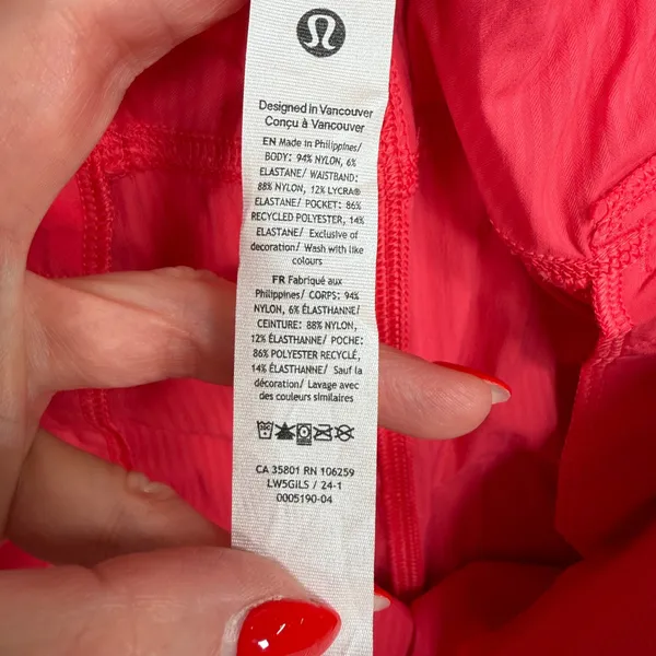 Lululemon XL Dance Studio Relaxed Fit Mid Rise Cargo Pants Glaze Pink Stretch - Image 8