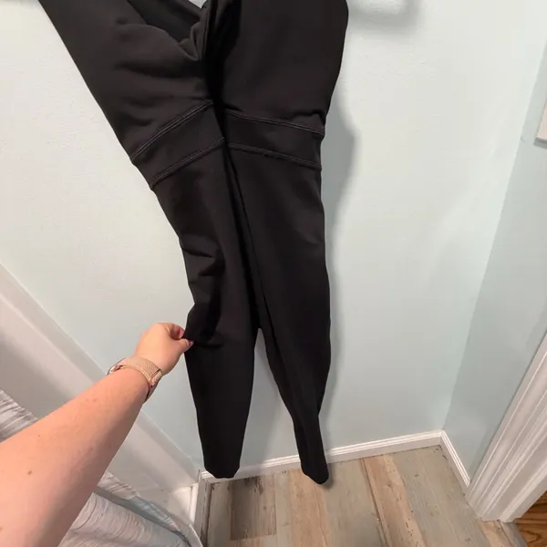 Fabletics PureLuxe Jumpsuit Black Small Crossback Athleisure Yoga Gym - Image 2